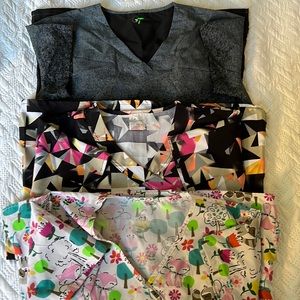 Gently used scrub tops